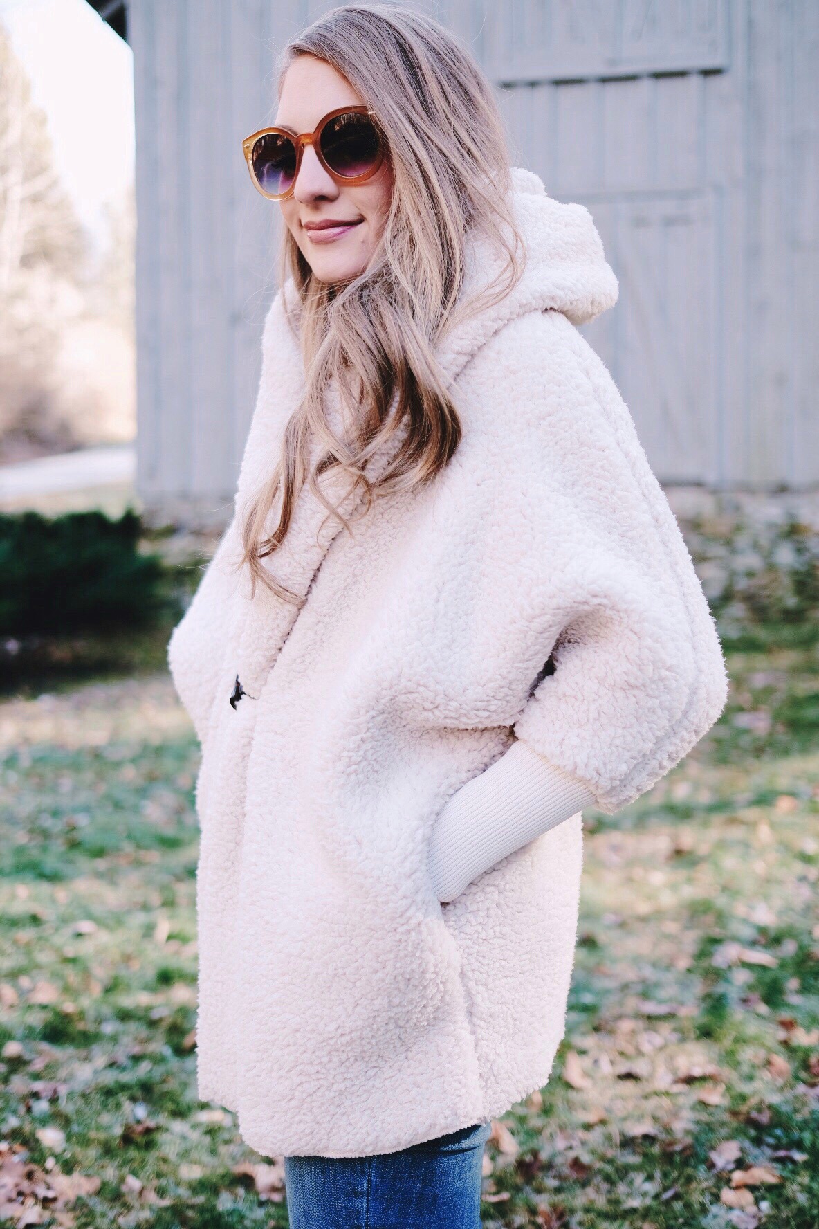 Faux Shearling Coat | Miss Madeline Rose